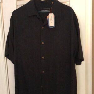 100% silk Tommy Bahama camp shirt new tags